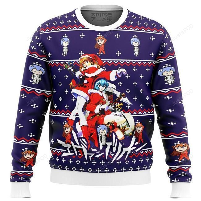 Evangelion Holiday Ugly Sweater