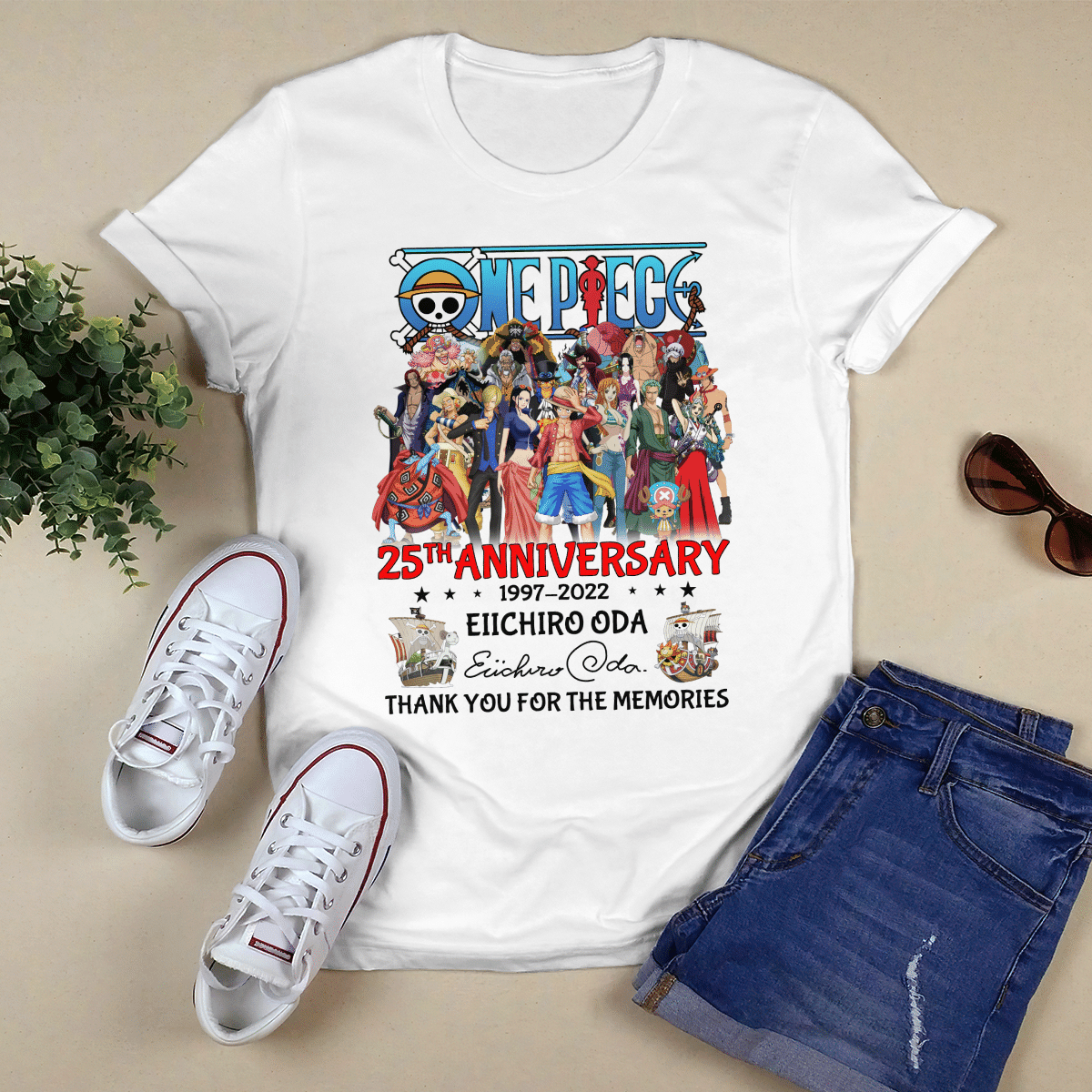 One Piece 25th Anniversary 1997 2022 Eiichiro Oda - Tiniven