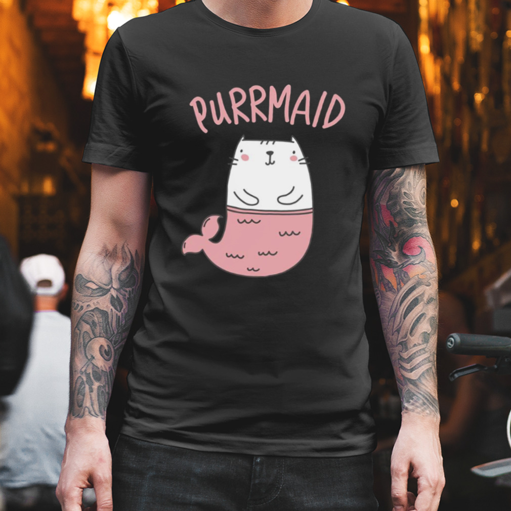 Purrmaid Mermaid Cat Cute Pink Cat shirt Wenigos