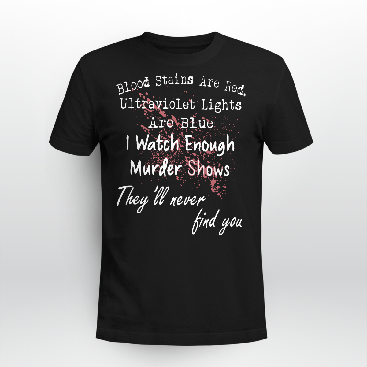 Blood Blood Stains Are Red, Ultraviolet 