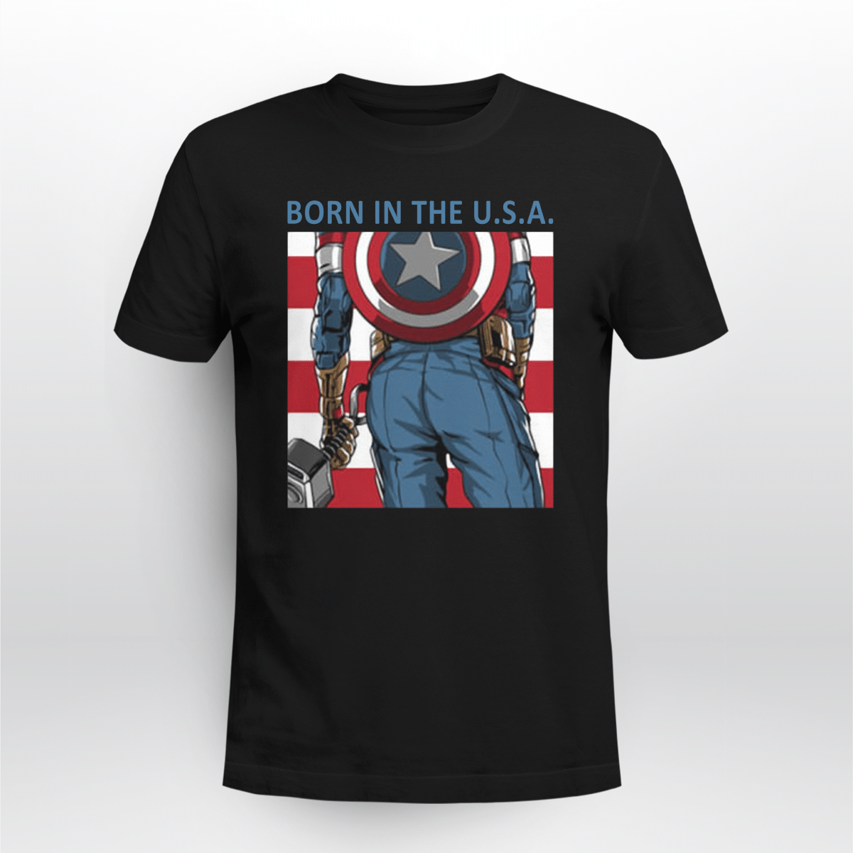 Captain America Born In The Usa - Tiniven