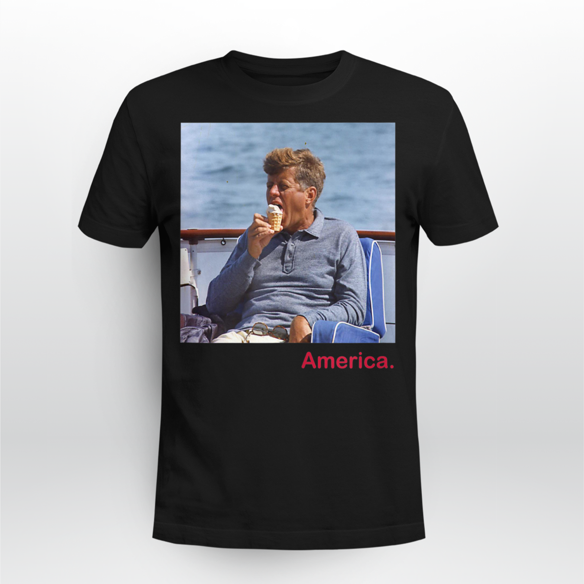 JFK Ice Cream America 4th of July Tiniven