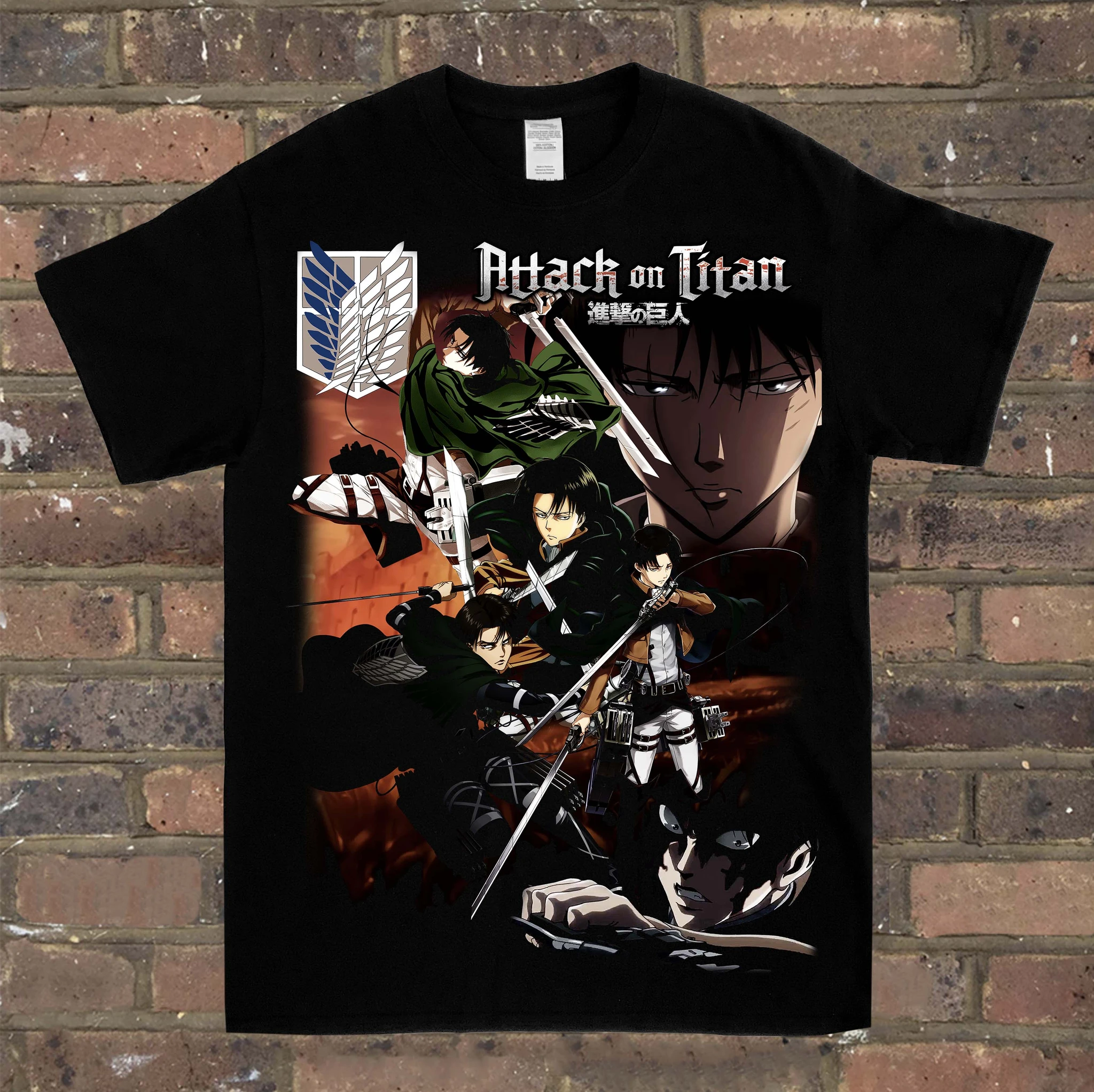 Levi Ackerman Vintage shirt - Tiniven