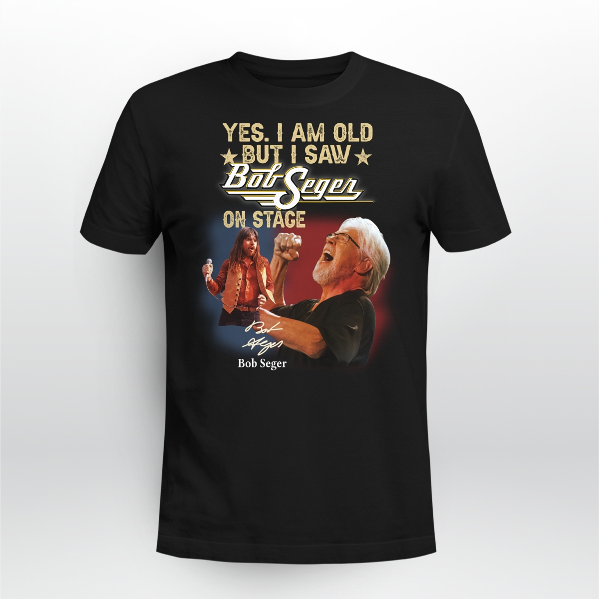 Bob Seger Horse picture shirt - Tiniven